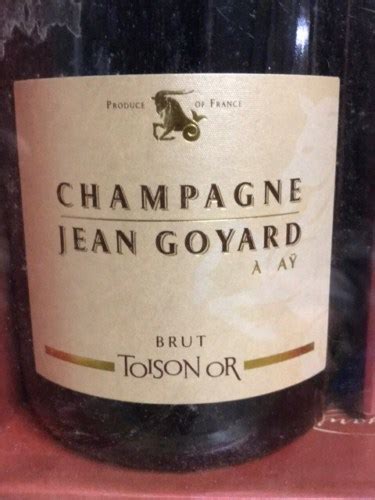 Jean Goyard Toison Or Brut Champagne 